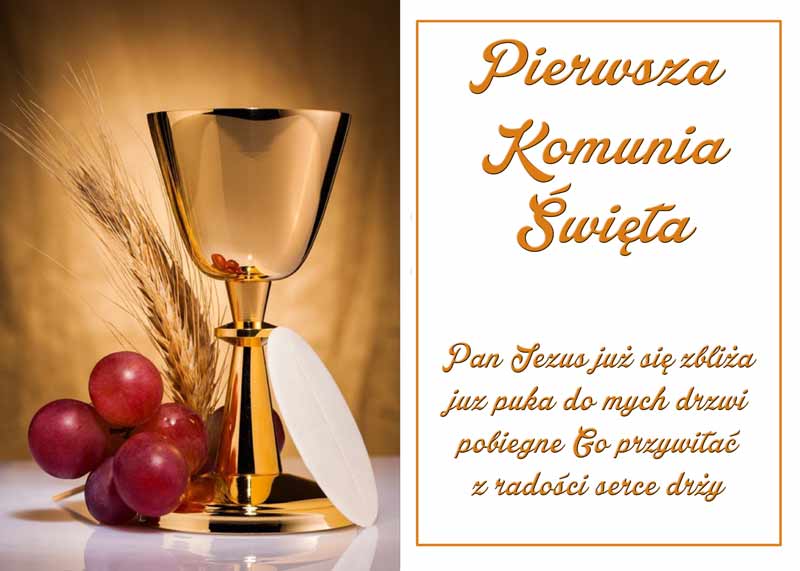 I KOMUNIA ŚWIĘTA 2024 r.