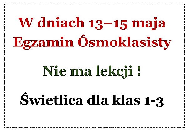 Egzamin Ósmoklasisty 2025