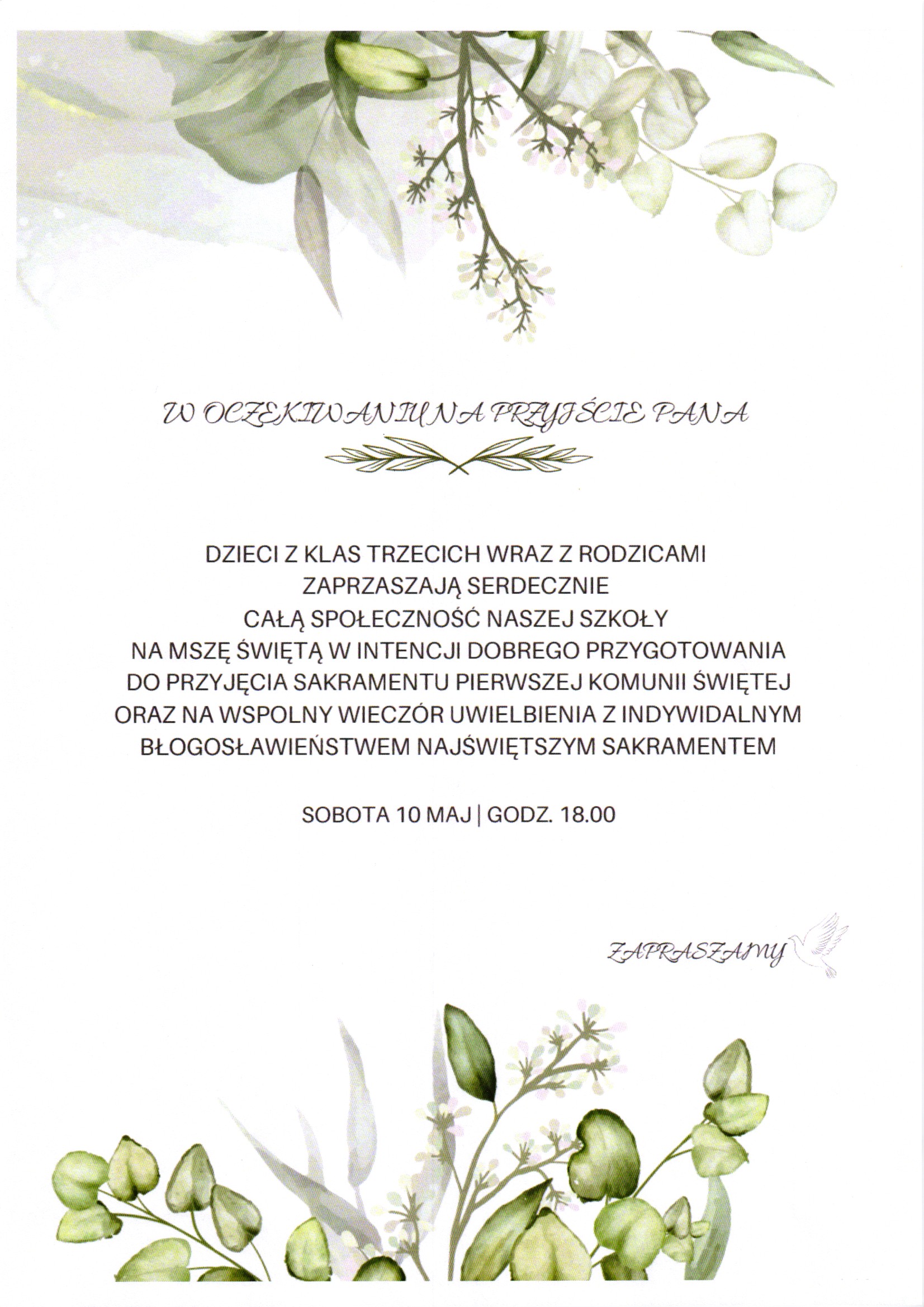 W oczekiwaniu na przyjście Pana