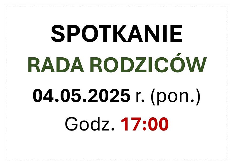 Spotkanie Rada Rodziców